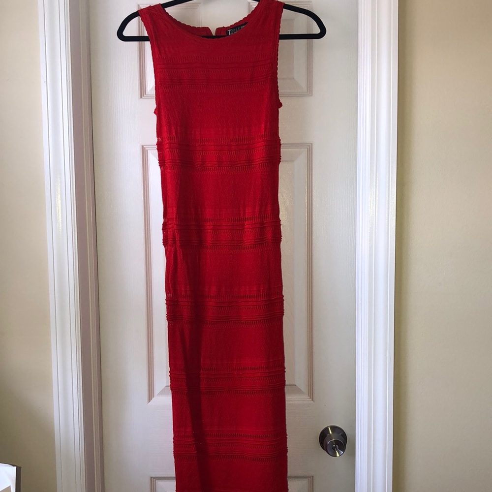 NY&Co crochet overlay maxi dress